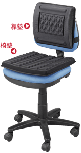 GL6893矽膠人體工學椅墊  S1-52906893