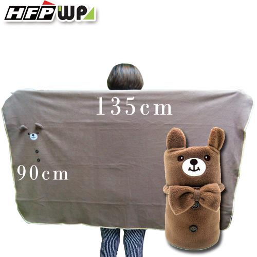 399元超大件 小熊刷毛暖暖被毯 捲毯 BE01